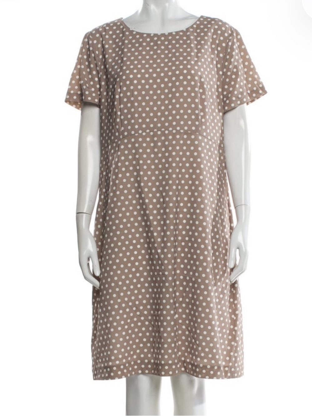 ☀️ Peserico Polka Dot Knee Length Dress Sz XXL